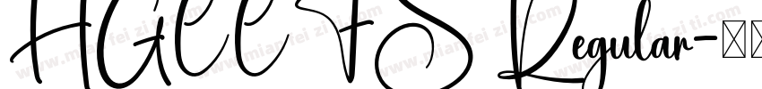 HGCCFS Regular字体转换